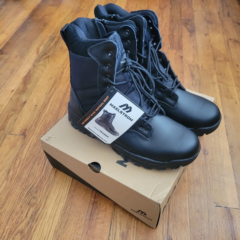 Maelstrom Tac Force 8" Black Tactical Boot, T5180Z